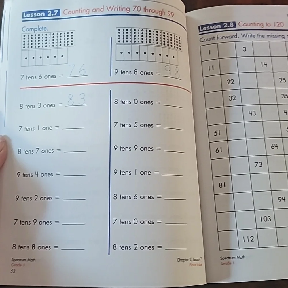 Book Spectrum Math 1 grade - Picture 10 of 16